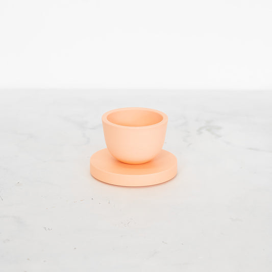 porcelain espresso set (tangerine orange)