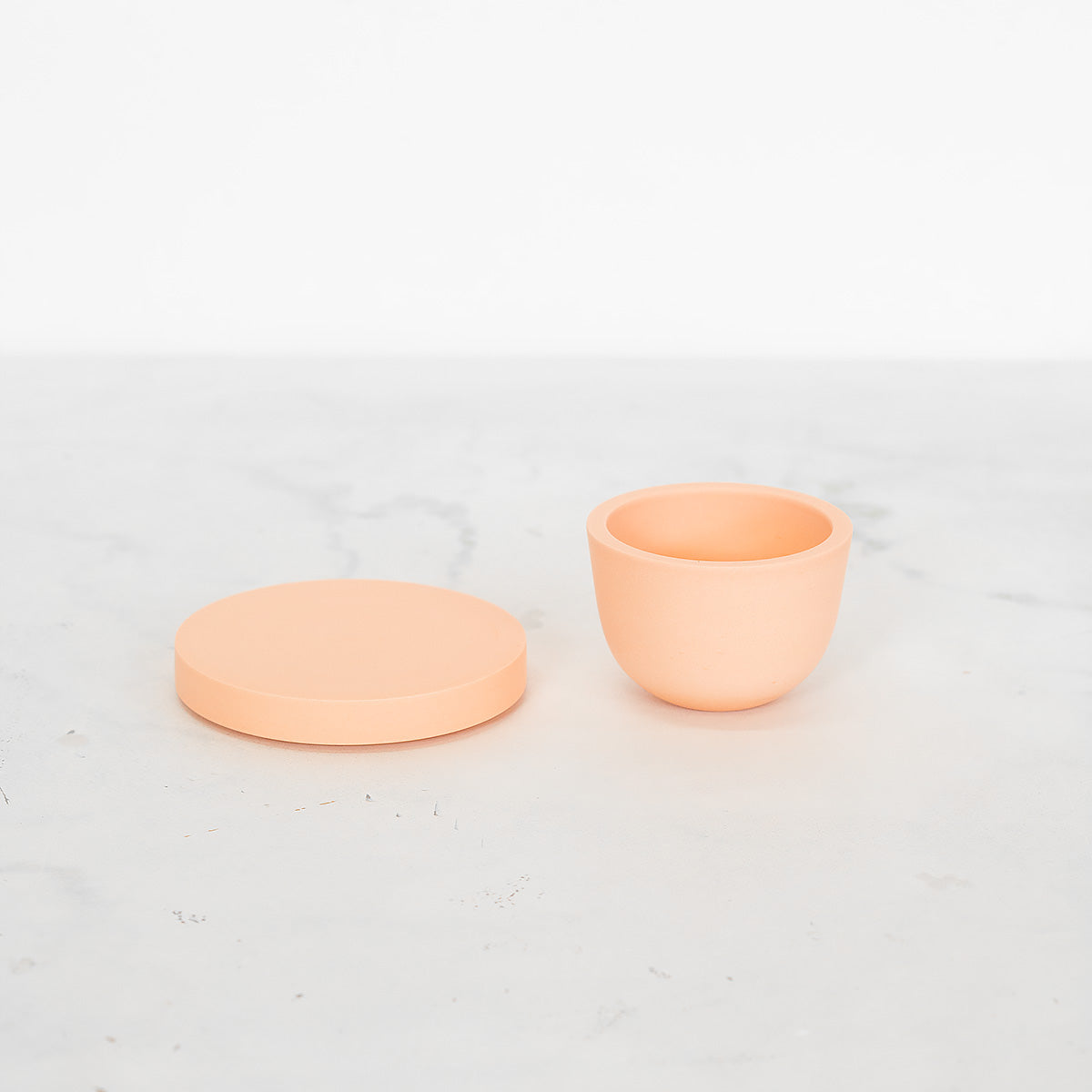 porcelain espresso set (tangerine orange)