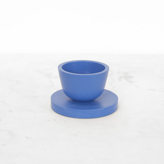 porcelain cappuccino set (blu blue)