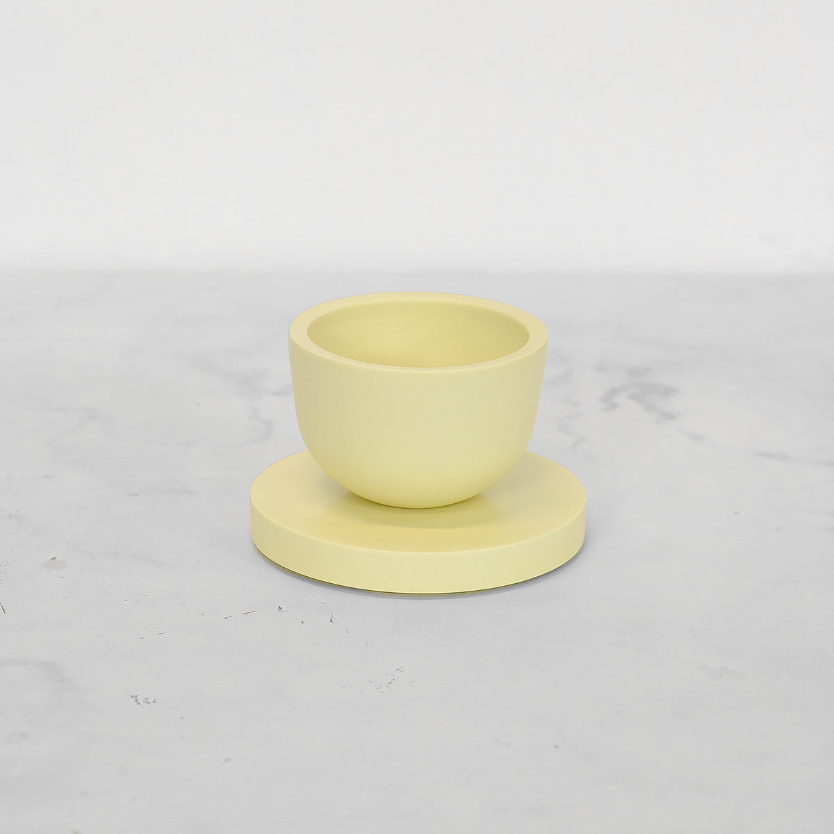 porcelain cappuccino set (sorbet yellow)