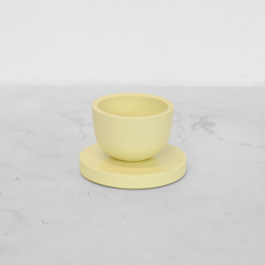 porcelain cappuccino set (sorbet yellow)