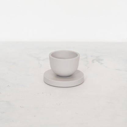 porcelain espresso set (gray white)