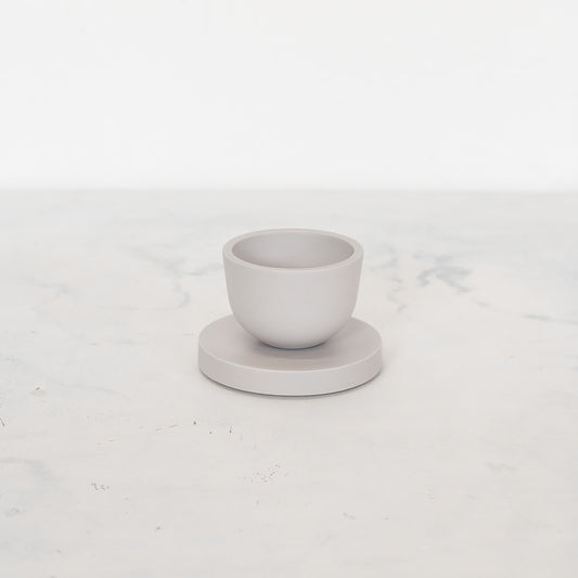 porcelain espresso set (gray white)