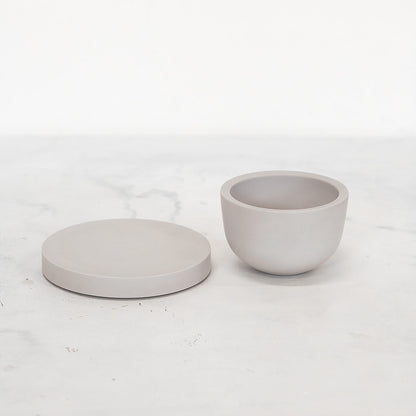 porcelain cappuccino set (gray white)