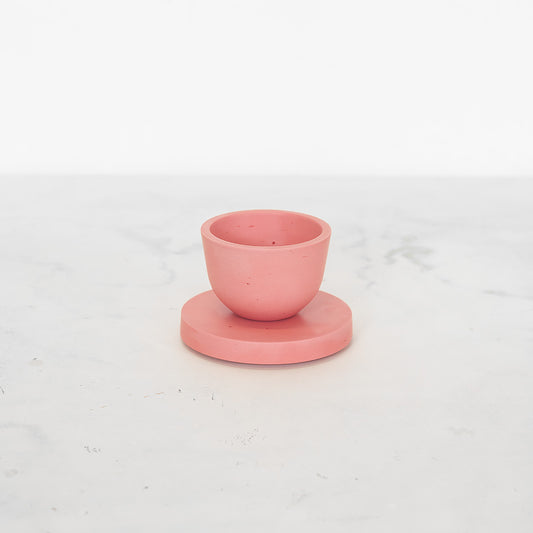 porcelain espresso set (flamingo pink)